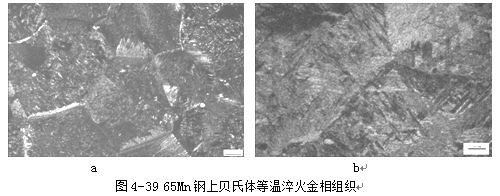 鋼上貝氏體等溫淬火金相組織