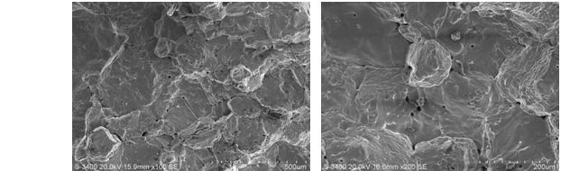 圖14-76 失效件斷口低倍形貌 圖14-77 失效件斷口低倍形貌