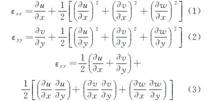 求得物體表面相應的應變場，